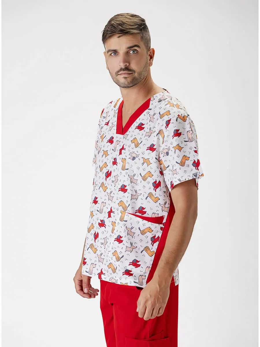 Casacca Unisex Tessuto Elasticizzato Stampato