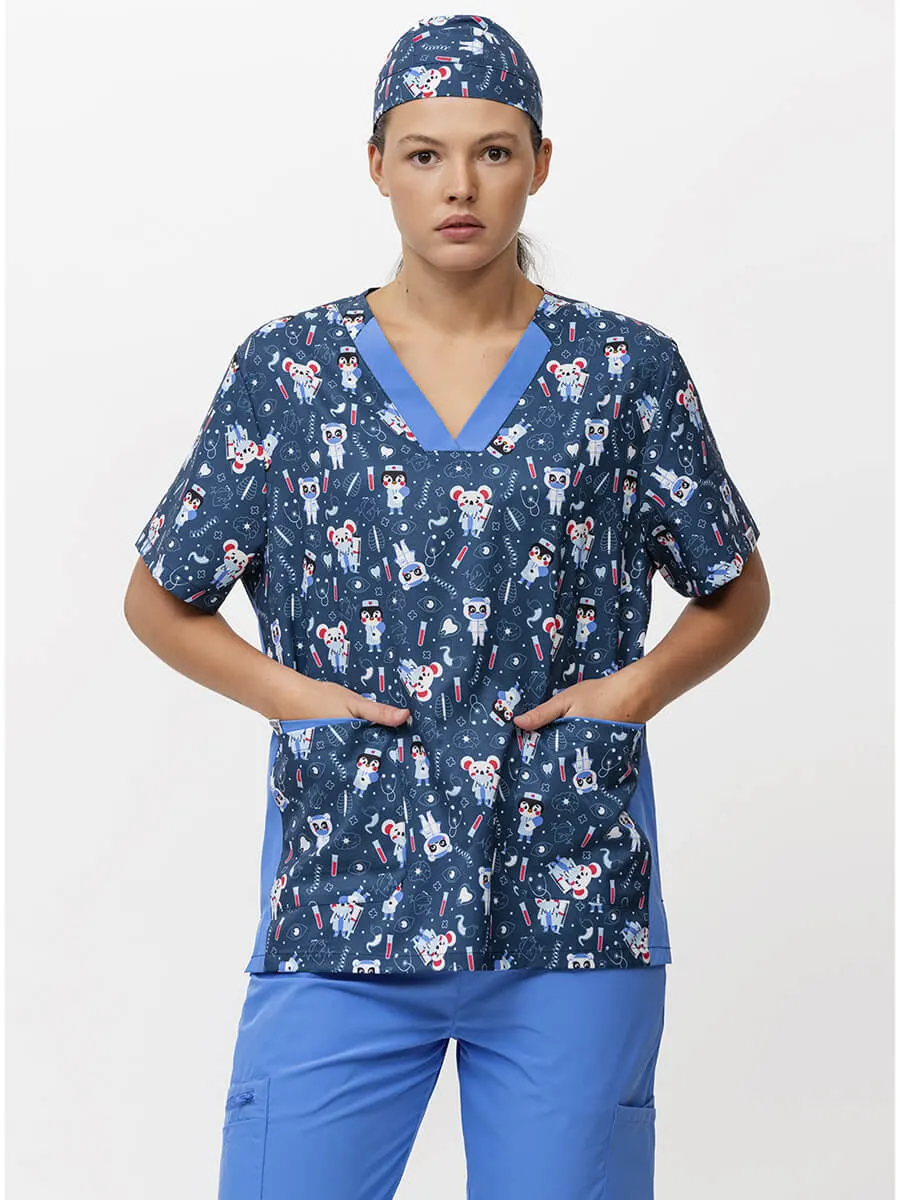 Casacca Unisex Tessuto Elasticizzato Stampato