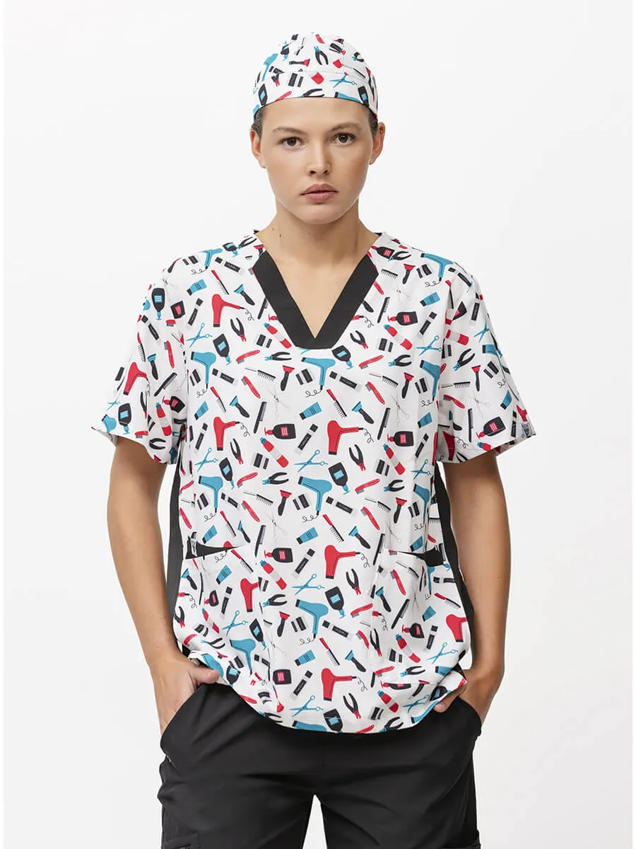 Casacca Unisex Tessuto Elasticizzato Stampato