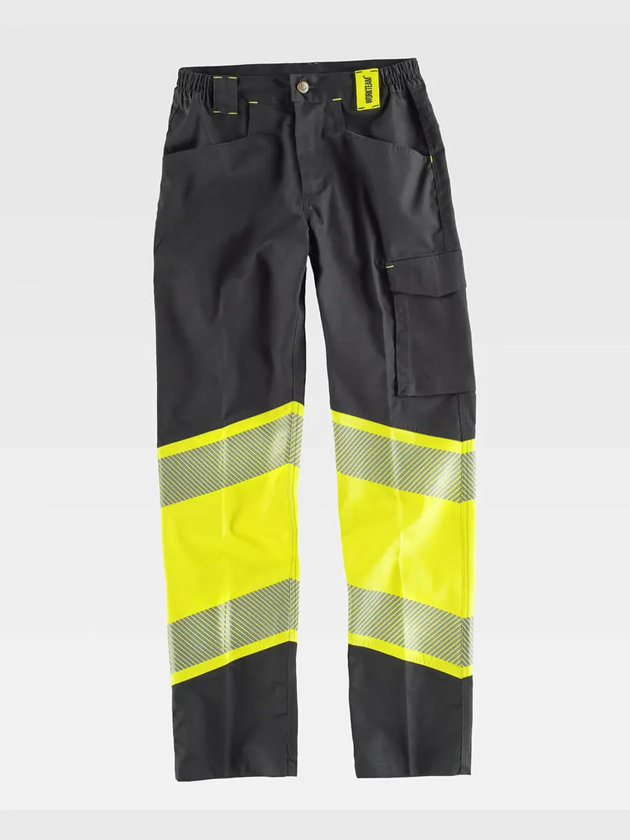 Pantalone Tessuto Elasticizzato Alta Visibilita Classe 1