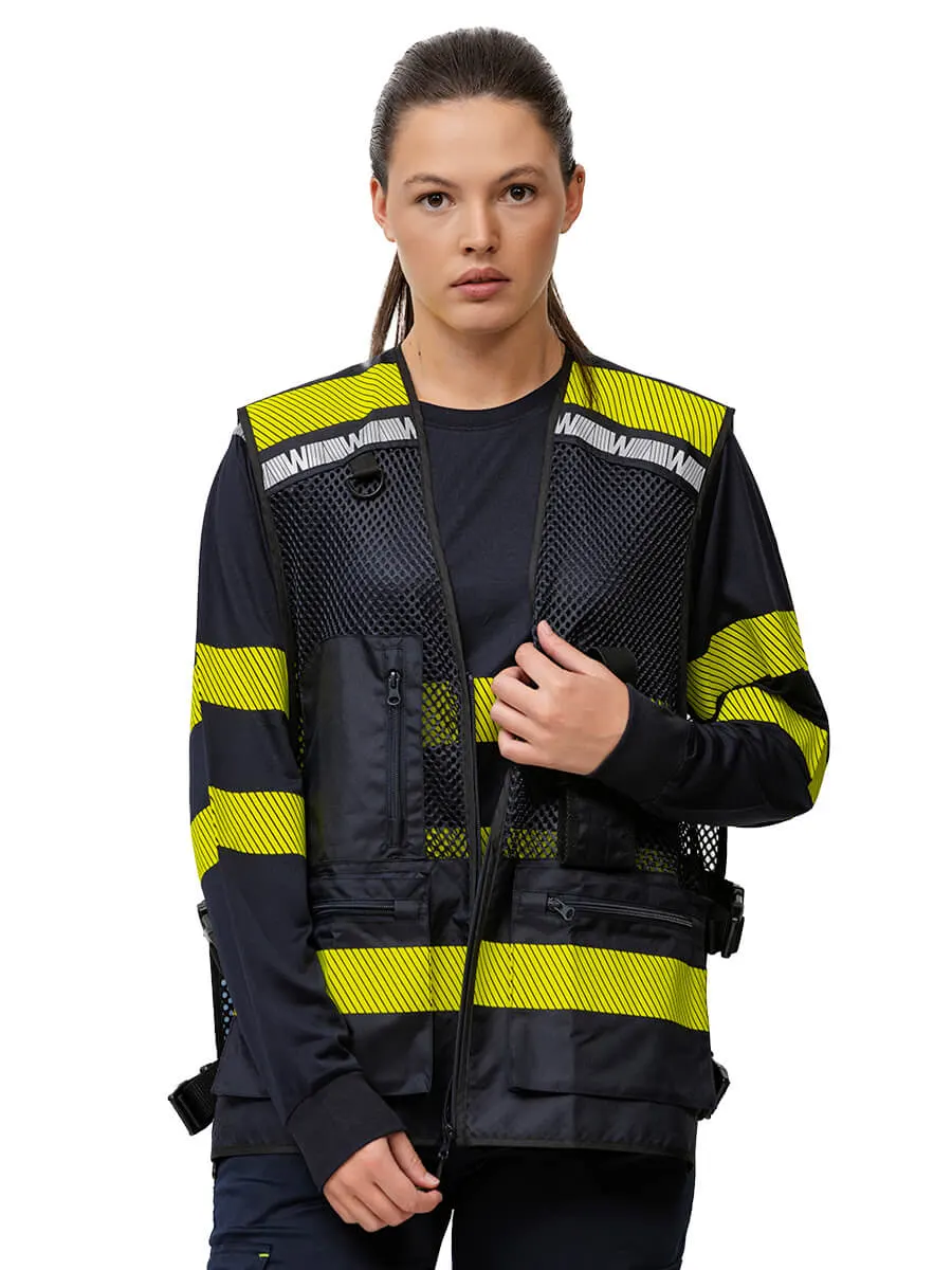 Gilet Multitasche Con Rete