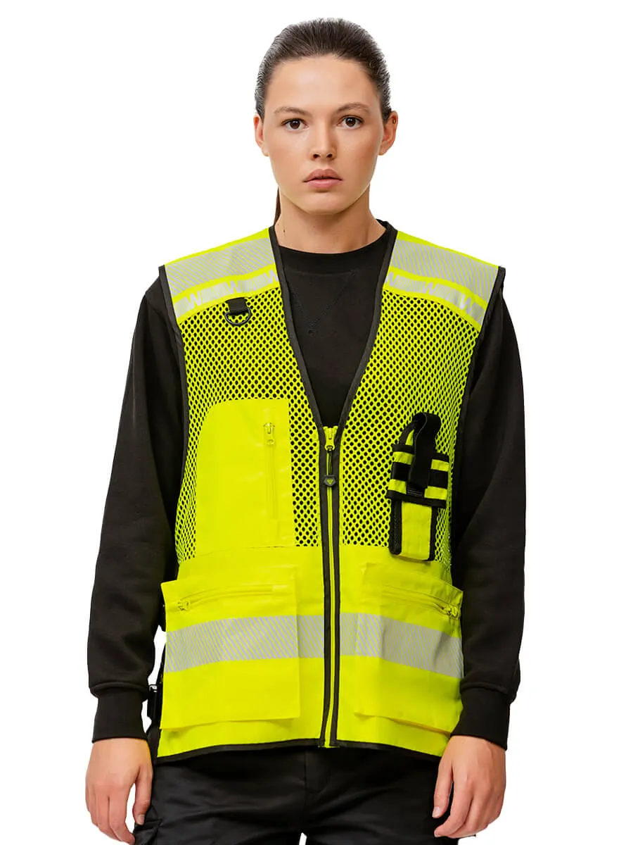 Gilet Multitasche Con Rete