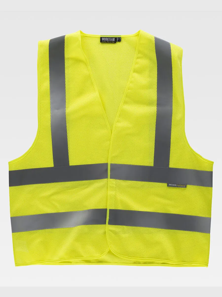 Gilet Tessuto In Rete Alta Visibilita Classe 2