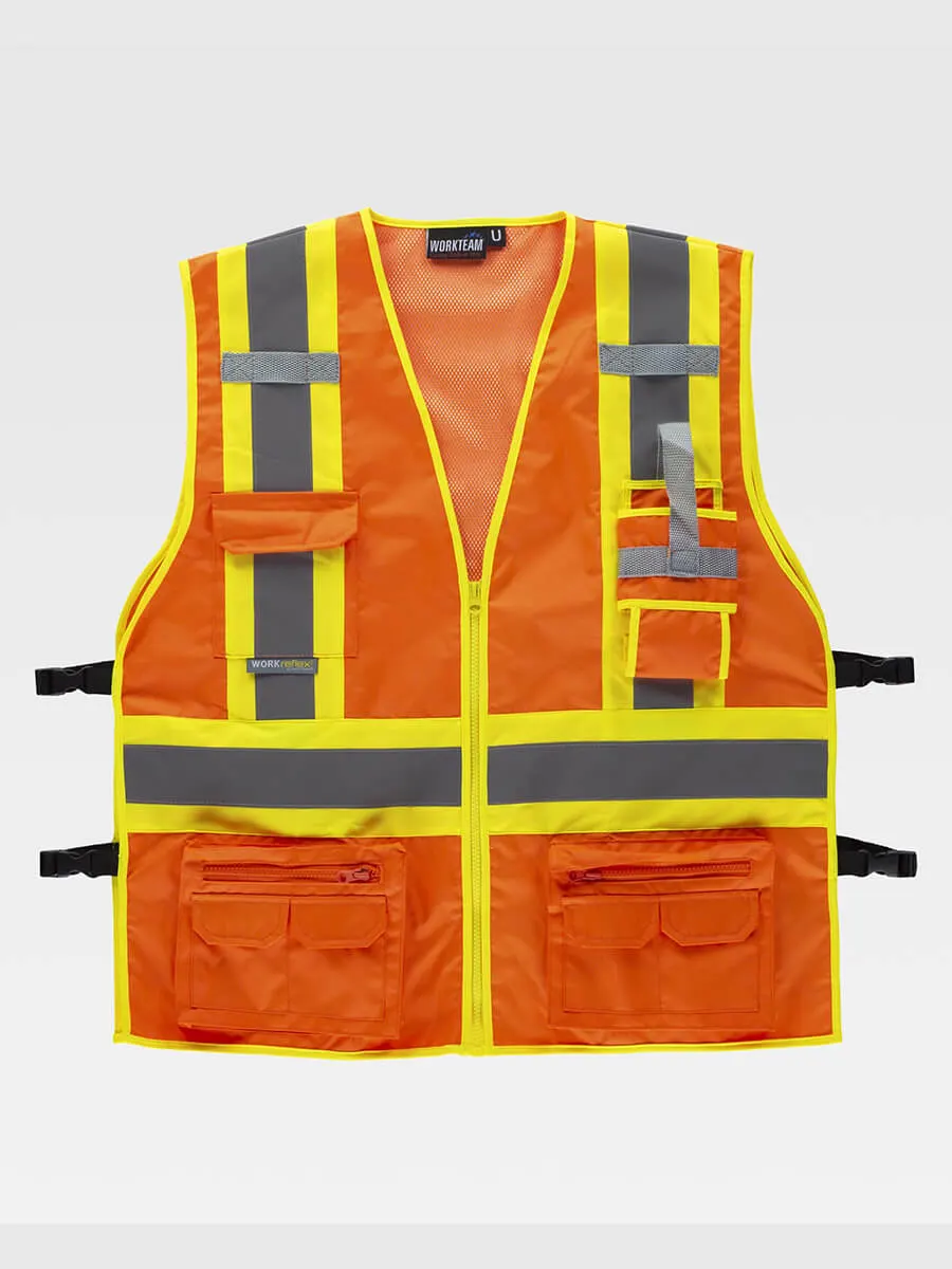 Gilet Tessuto Oxford Alta Visibilita Classe 2
