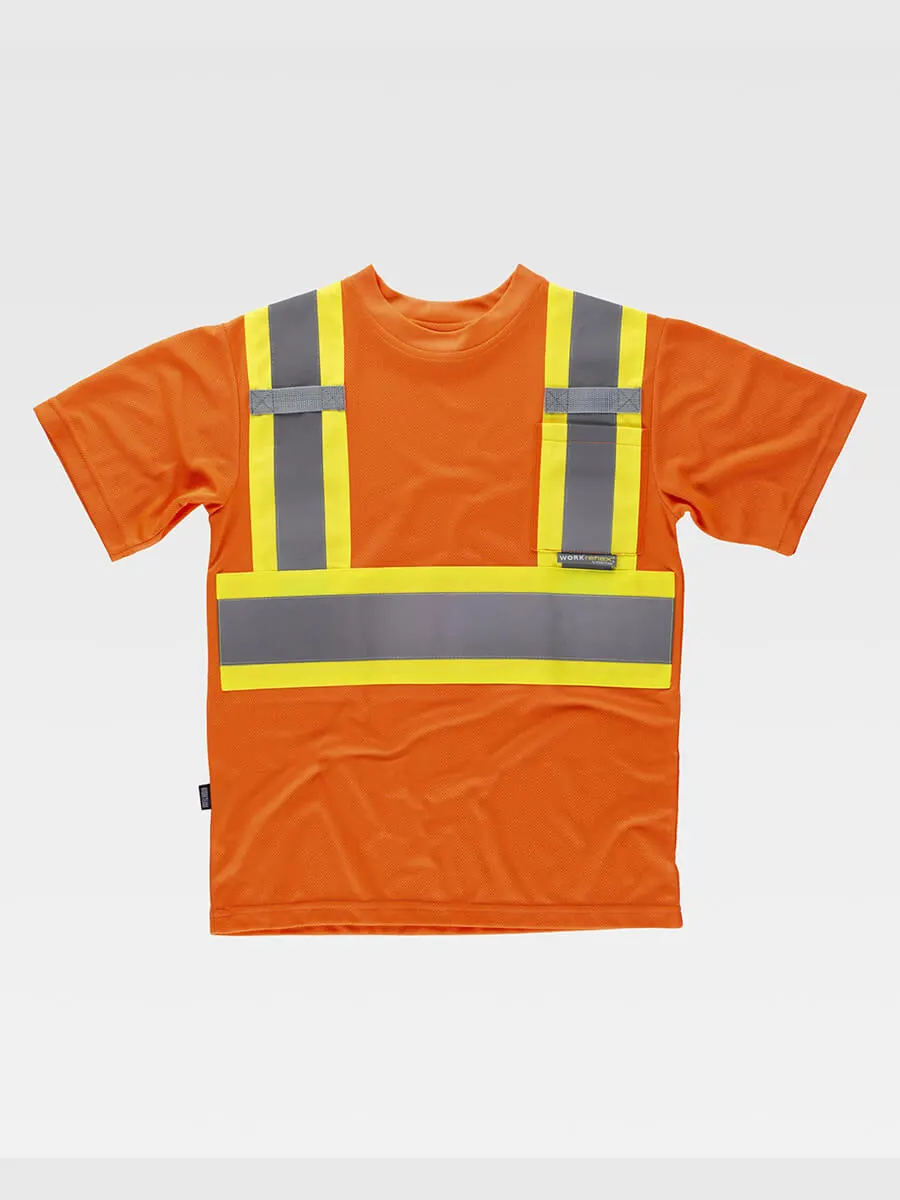 T-shirt Manica Corta Alta Visibilita Classe 2