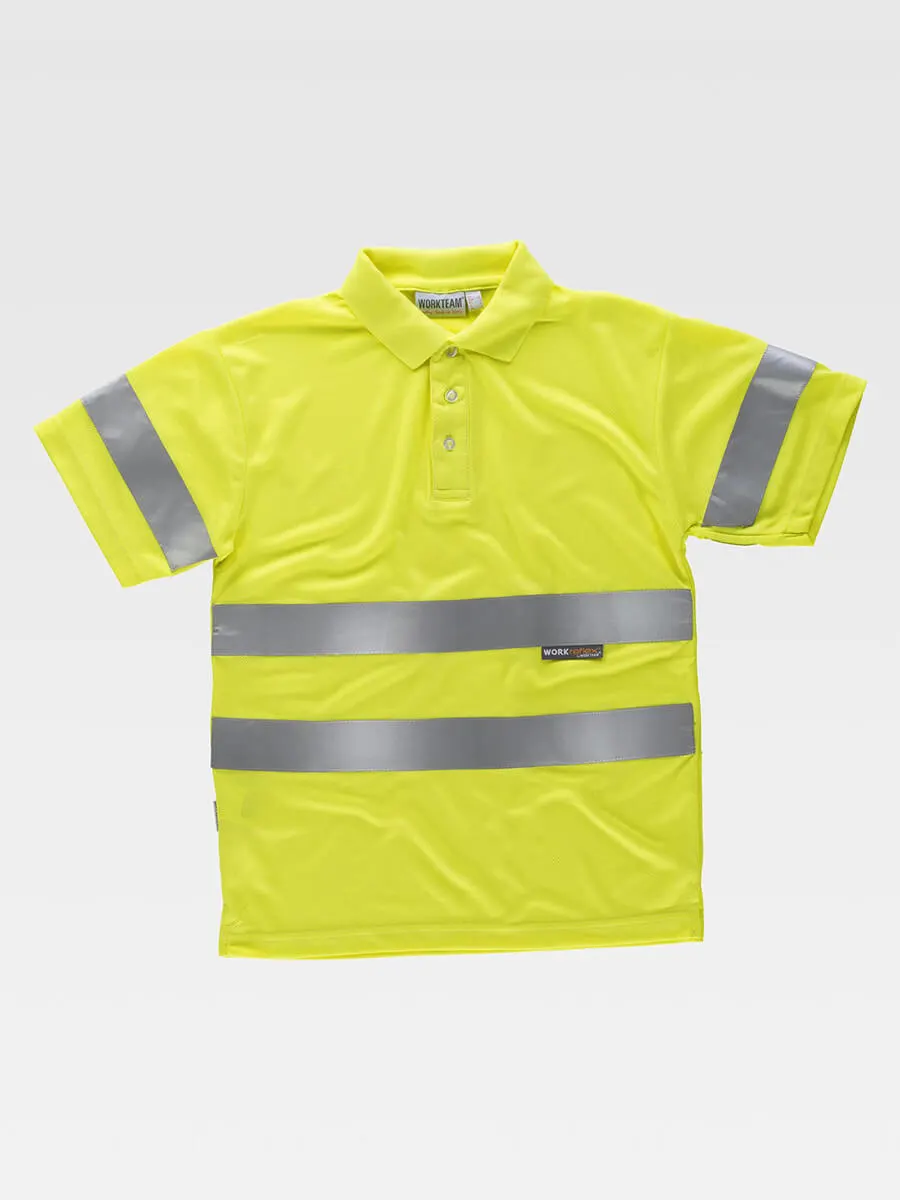 Polo Manica Corta Alta Visibilita Classe 2