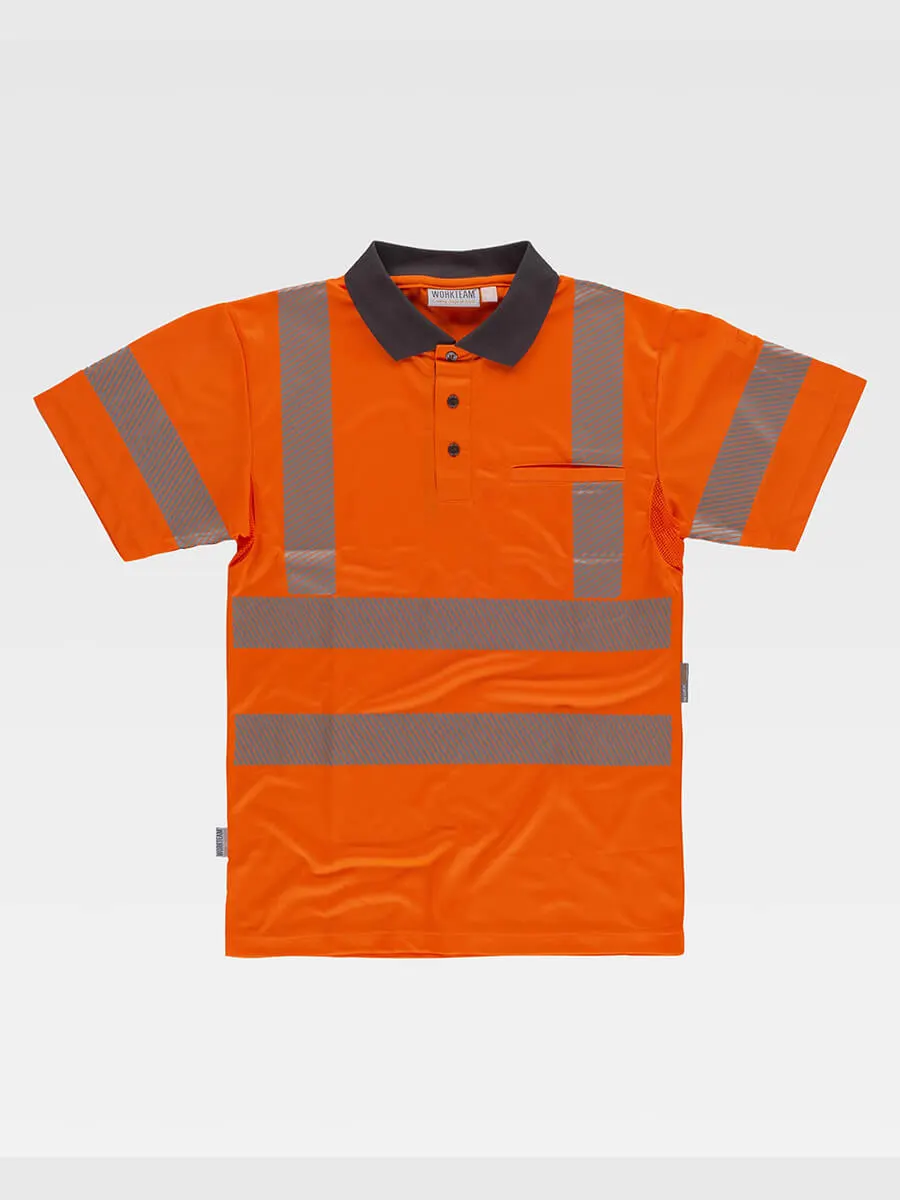 Polo Manica Corta Alta Visibilita Classe 2