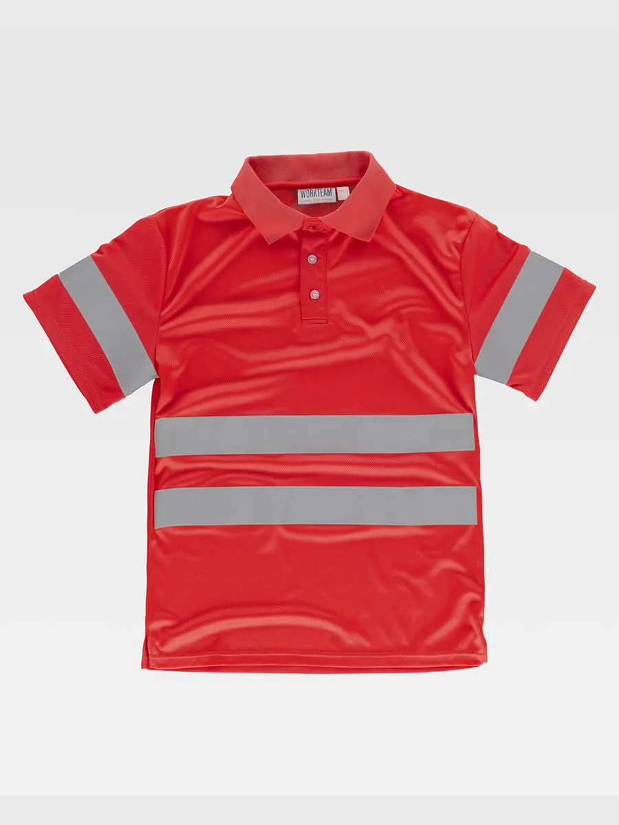 Polo Manica Corta Alta Visibilita Classe 2