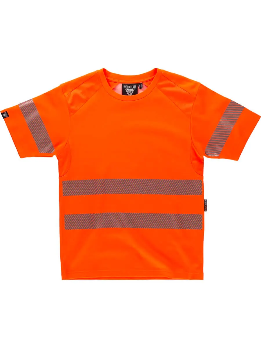 T-shirt Manica Corta Alta Visibilita
