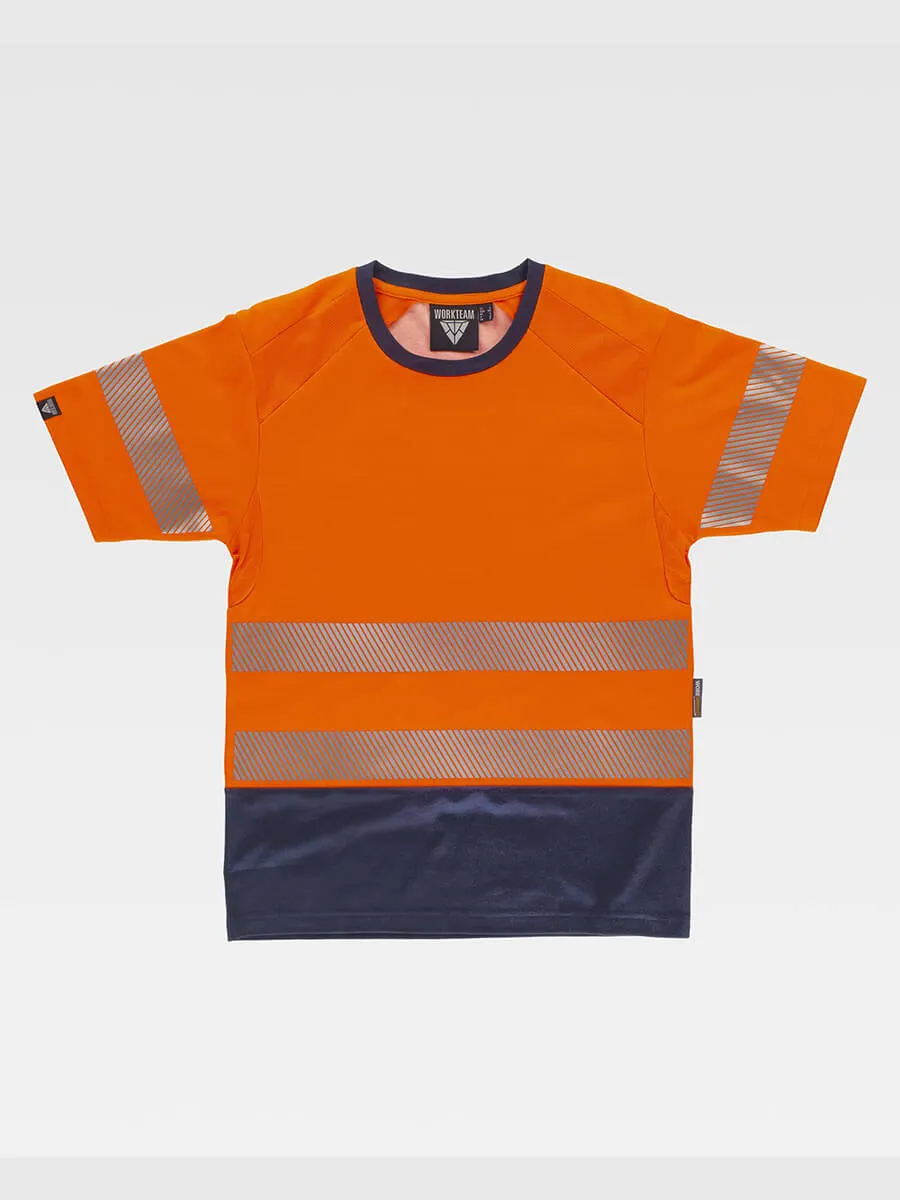 T-shirt Manica Corta Alta Visibilita