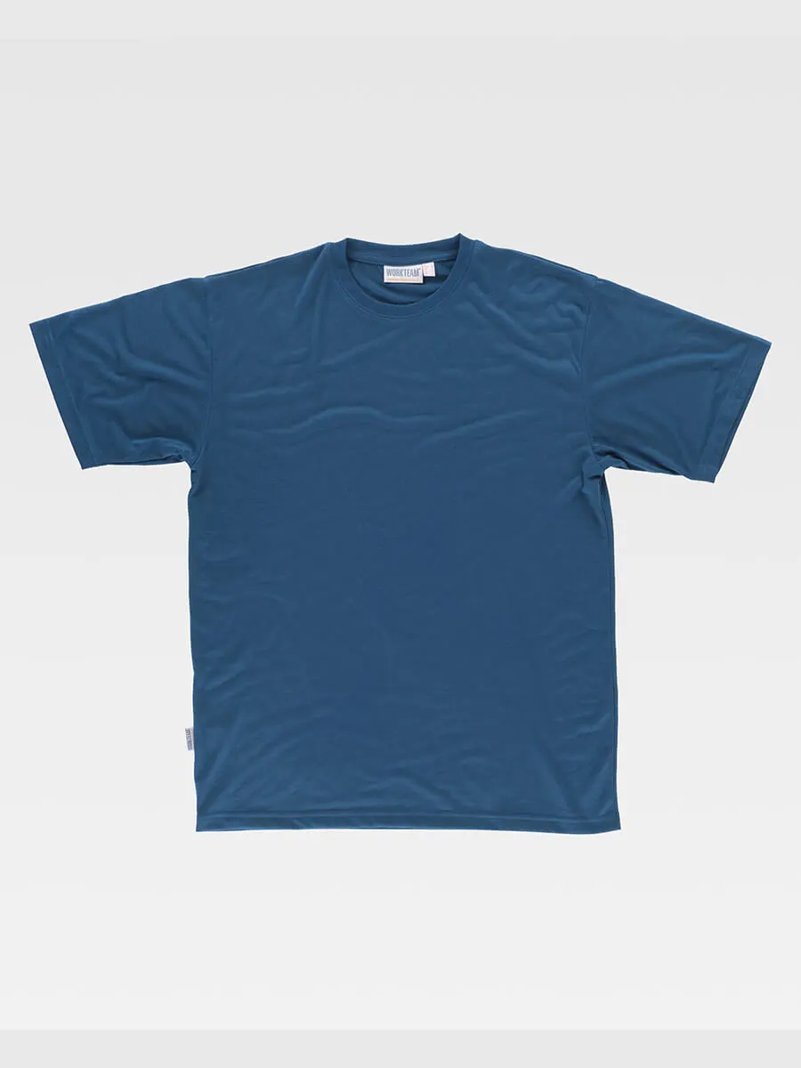 T-shirt Manica Corta Poliestere Mano Cotone