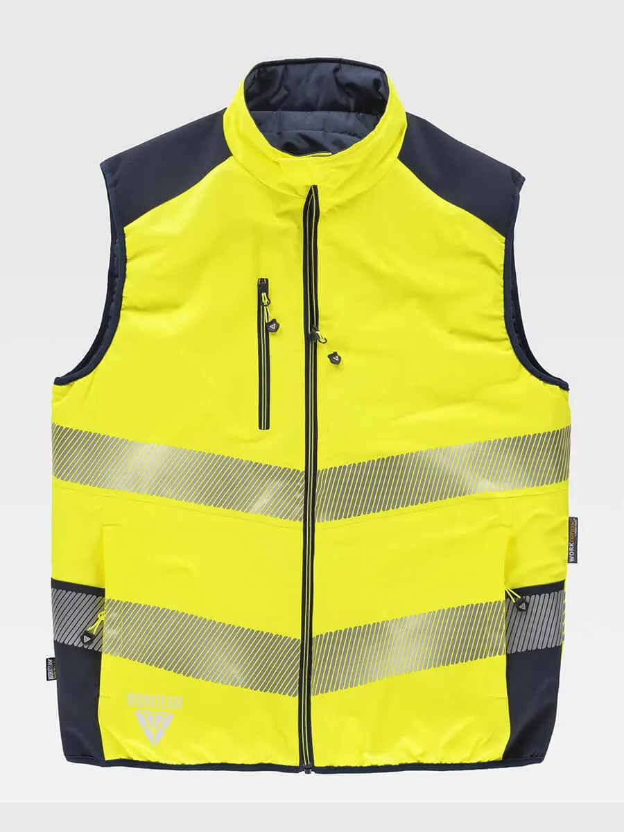 Gilet Imbottito Reversibile Alta Visibilita