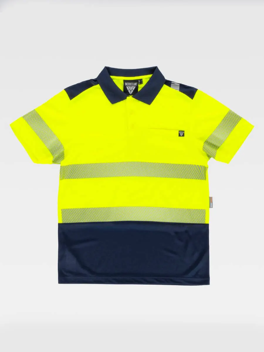 Polo Manica Corta Alta Visibilita' Classe 1