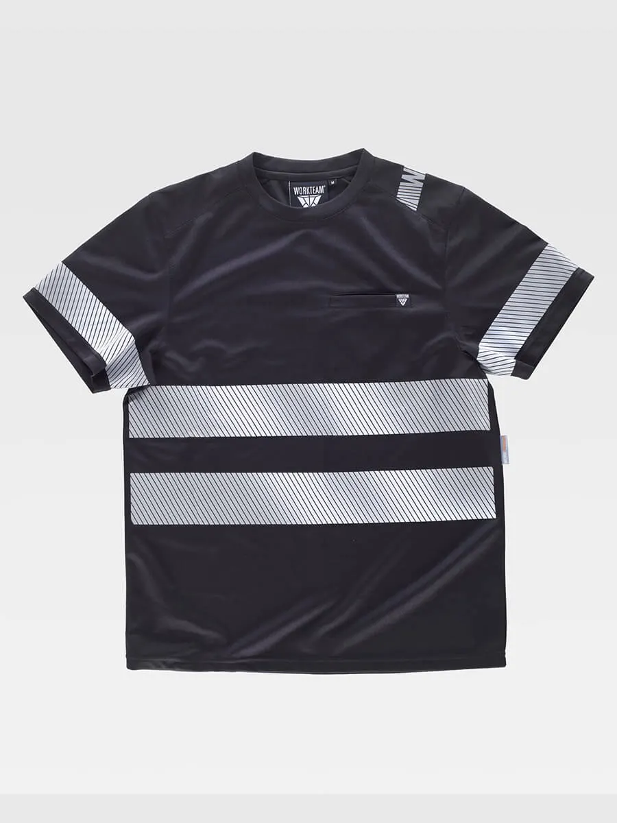 T-shirt Bande Rifrangenti Discontinue