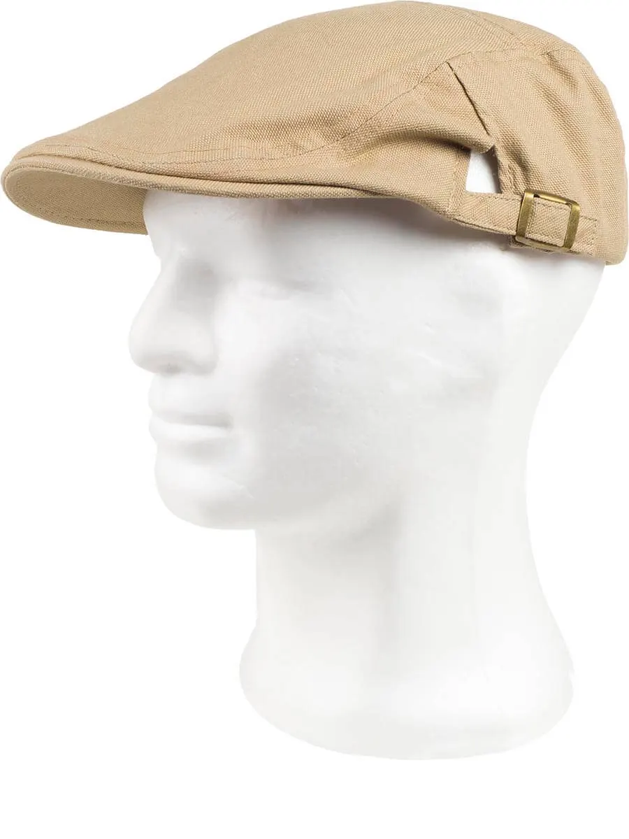 Cappello Stile Inglese Tessuto Canvas