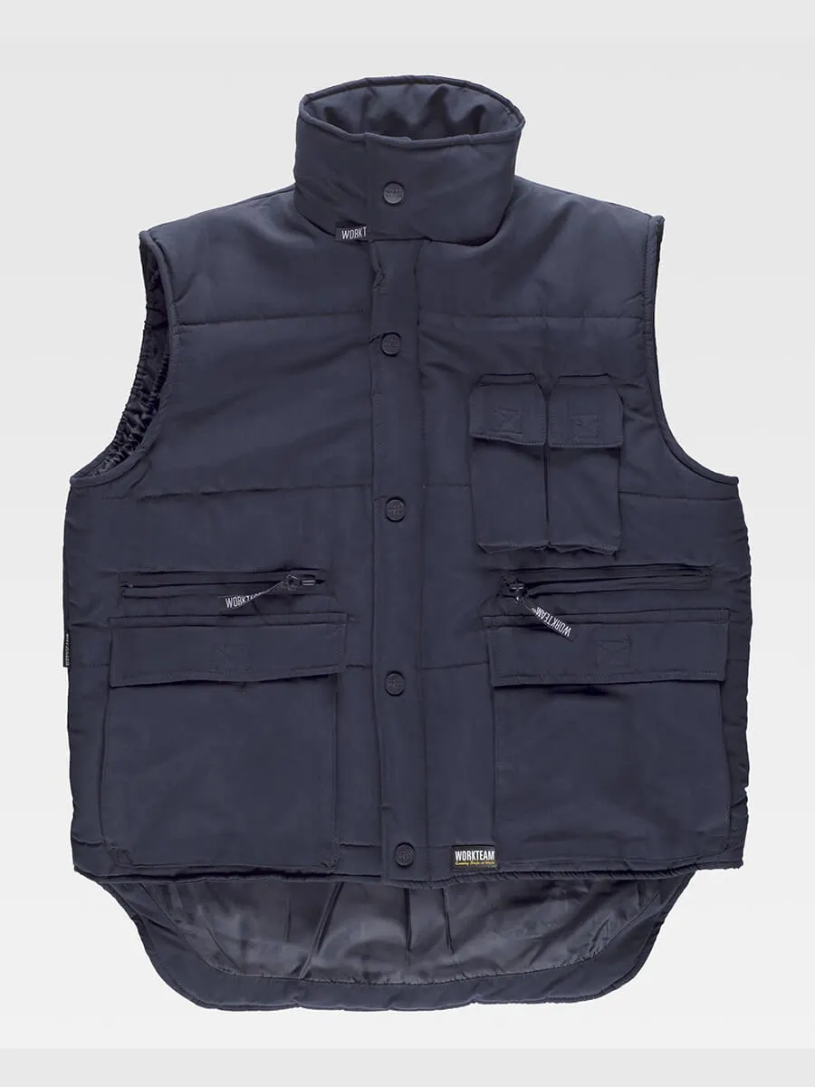 Gilet Multitasche Imbottito