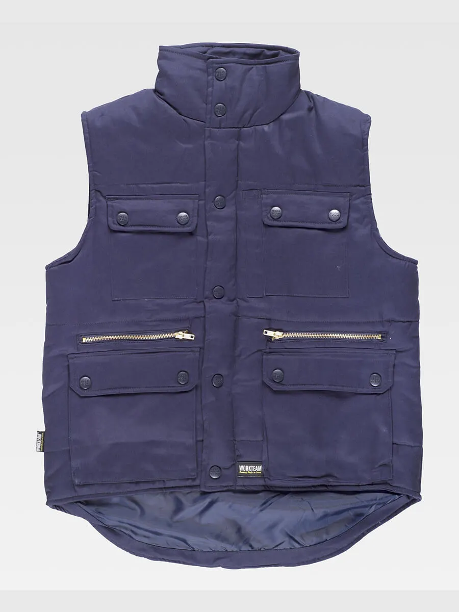 Gilet Multitasche Imbottito