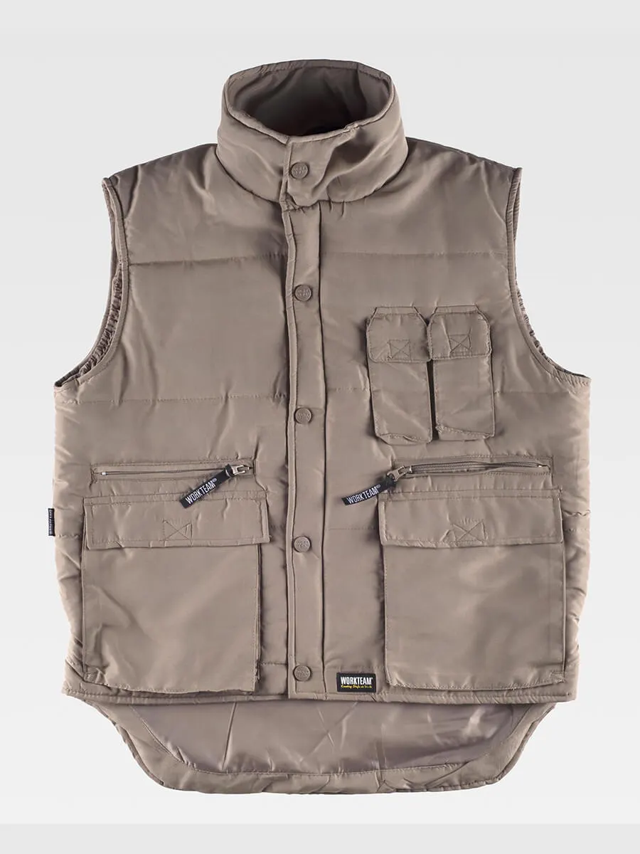 Gilet Multitasche Imbottito