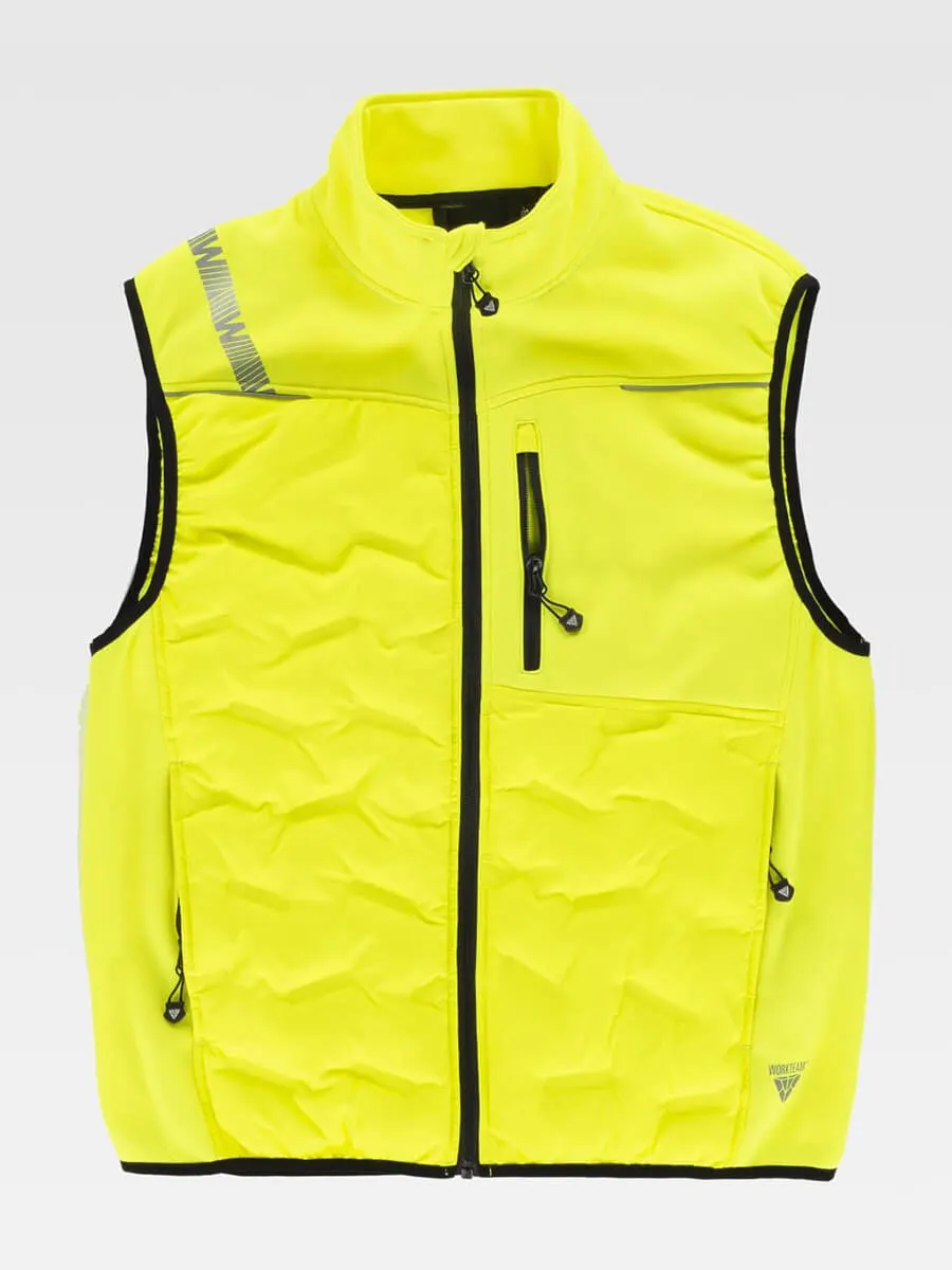 Gilet Combinato Imbottito