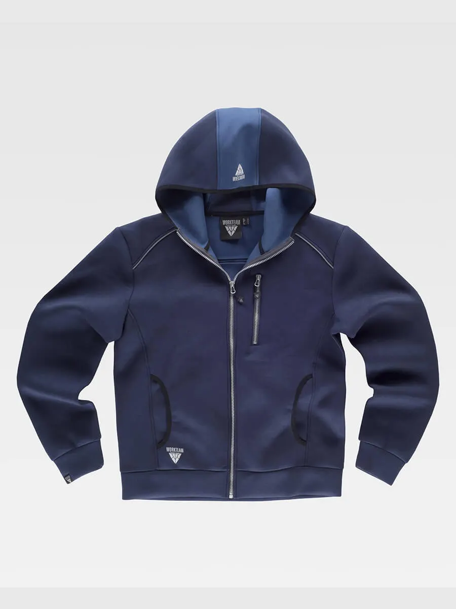 Felpa Unisex Cappuccio E Zip