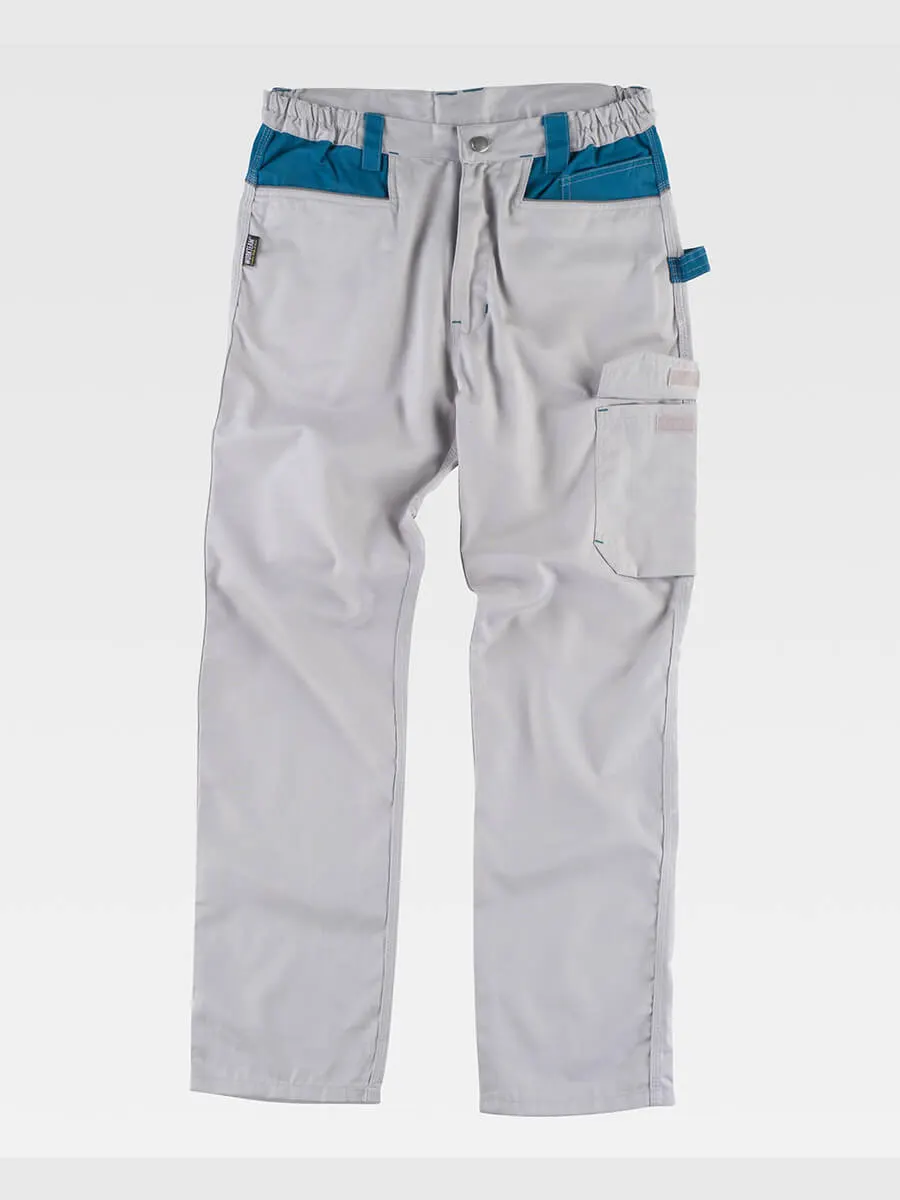 Pantalone Da Lavoro Triple Cuciture Rinforzi Nei Glutei