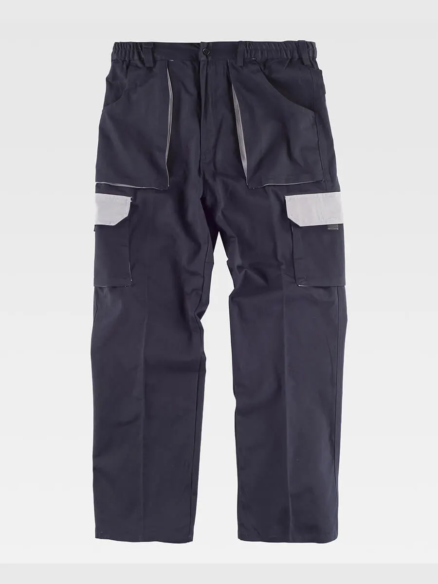 Pantalone Da Lavoro Alta Resistenza In Cotone