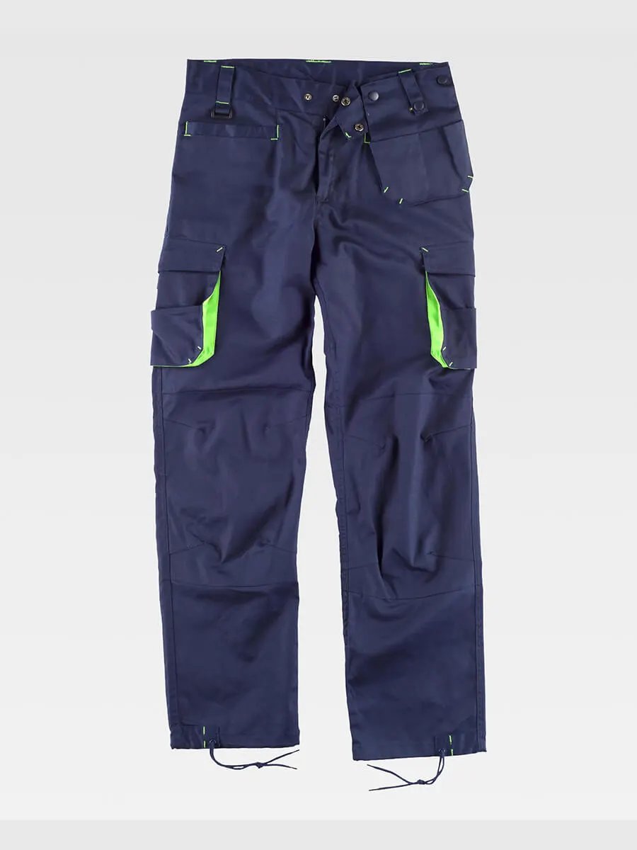 Pantalone Da Lavoro Multitasche Rinforzi Alle Ginocchia