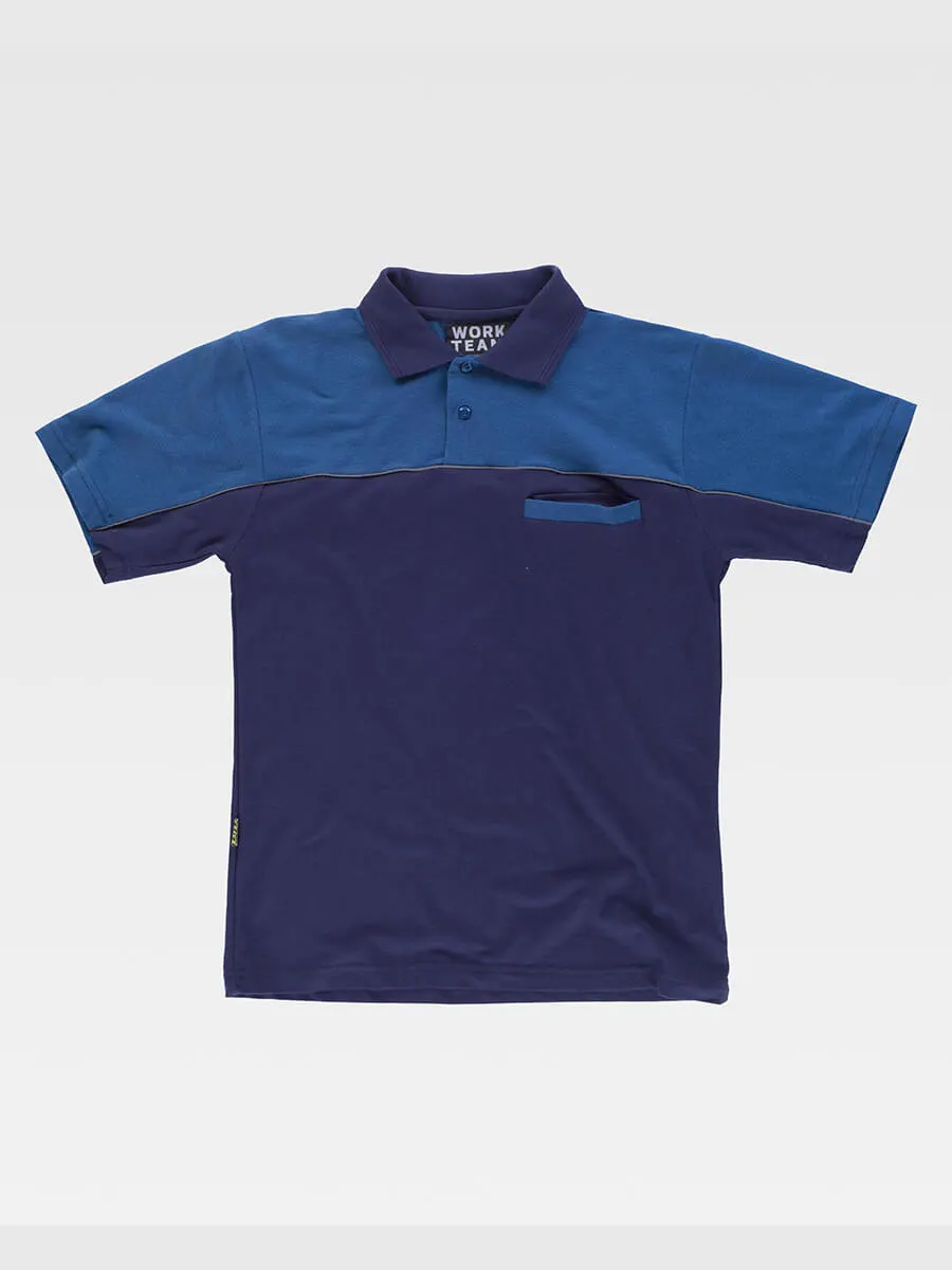 Polo Manica Corta Tecnica Con Taschino