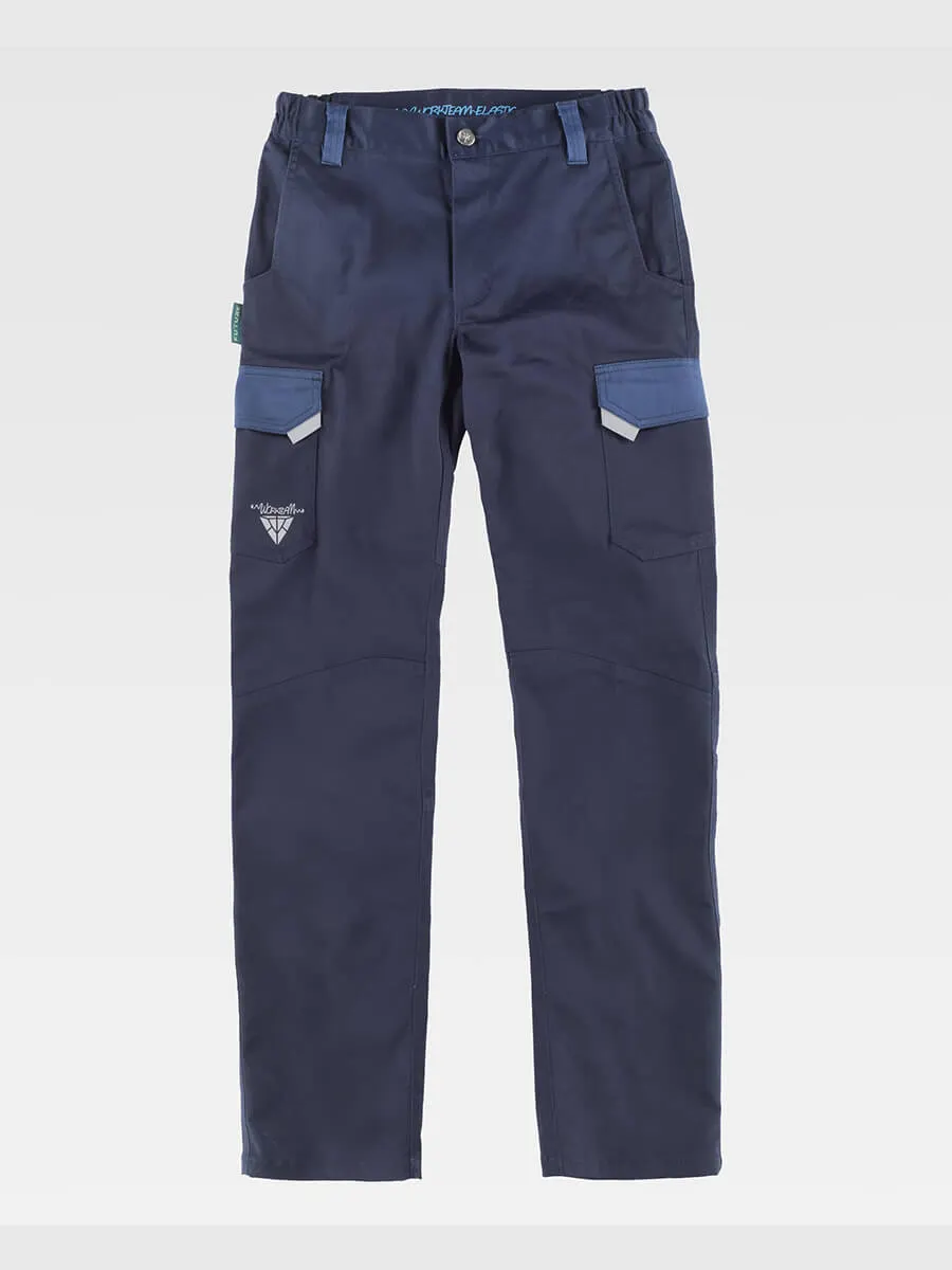 Pantalone Da Lavoro Elasticizzato Rinforz Nei Glutei