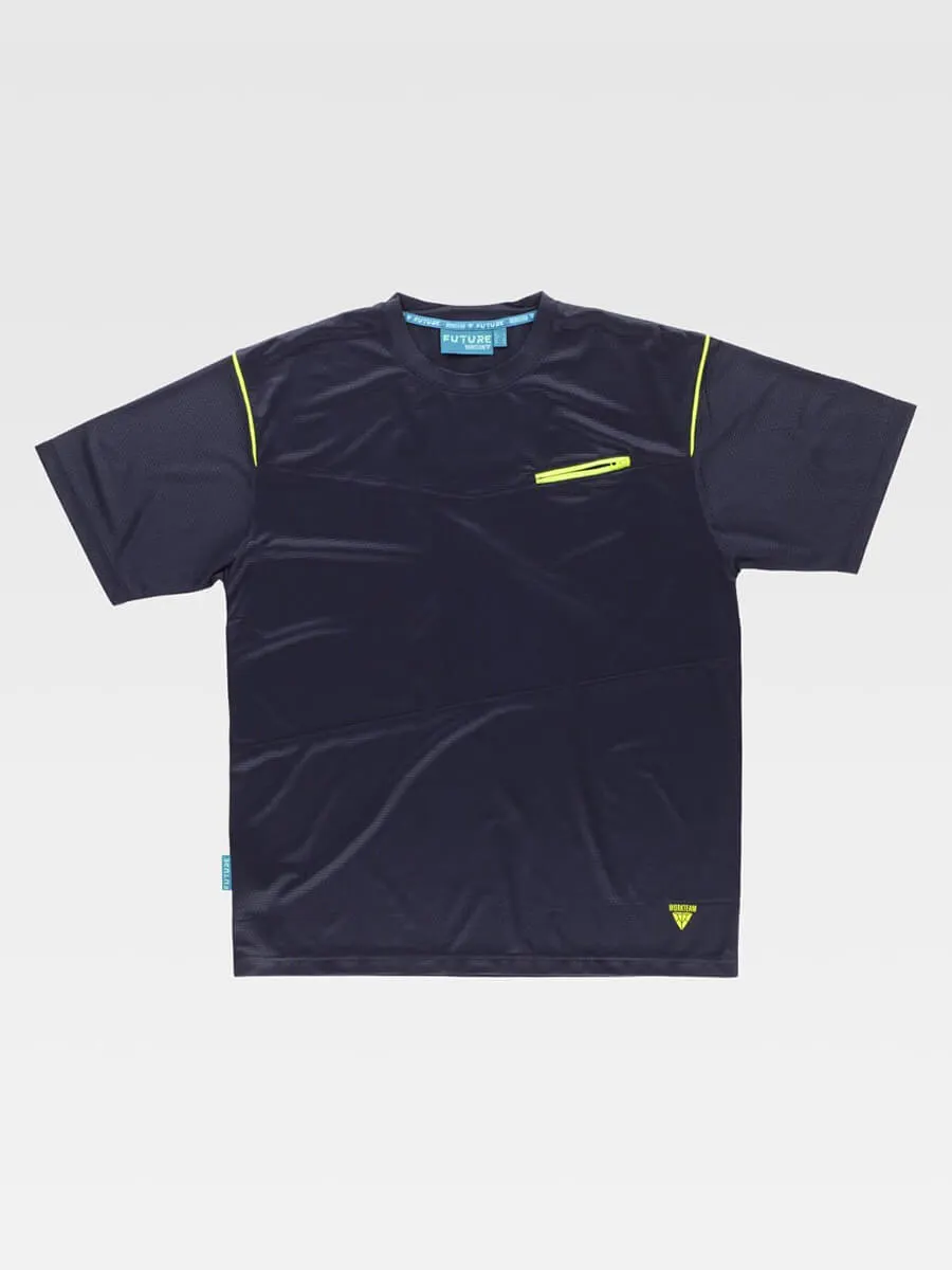T-shirt Tecnica Con Taschino