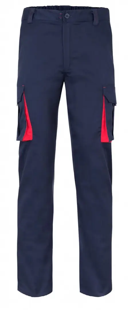Pantalone Stretch Bicolore Multitasche Velilla all'ingrosso