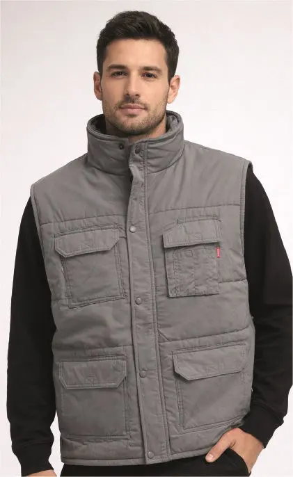 Gilet Imbottito 5 Tasche Con Bottoni Velilla all'ingrosso