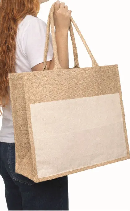 Borsa In Juta E Cotone all'ingrosso