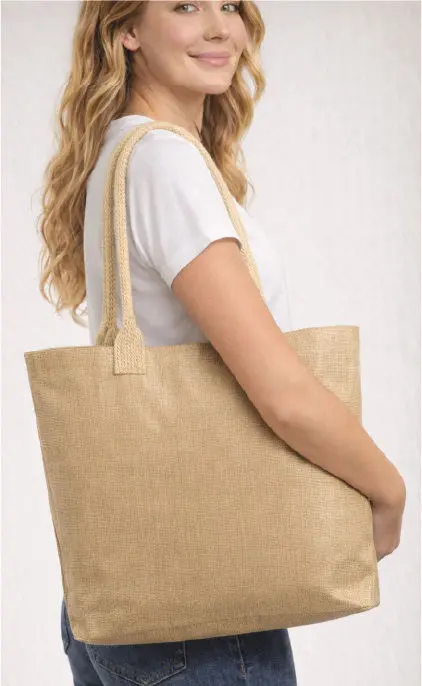 Borsa Juta Con Soffietto all'ingrosso