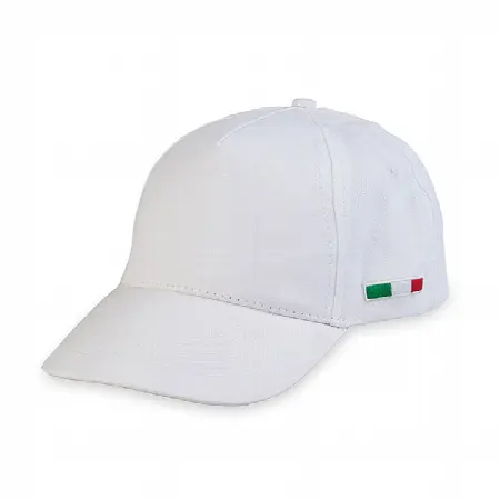 Cappello Bandiera Tricolore Laterale Ricamata all'ingrosso