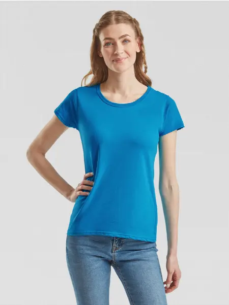 T-shirt Donna Valueweight Manica Corta Fruit of the Loom all'ingrosso