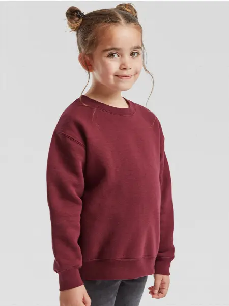 Felpa Set-in Bambino 70/30 Fruit of the Loom all'ingrosso