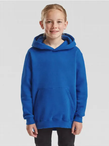 Felpa Hooded Bambino 70/30 Fruit of the Loom all'ingrosso