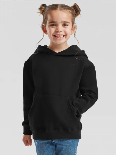 Felpa Hooded Bambino 80/20 Fruit of the Loom all'ingrosso