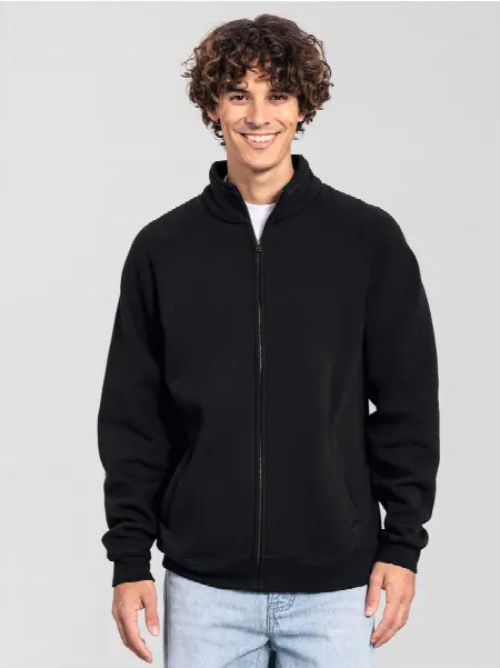 Felpa Iconic Premium Zip Intera 70/30 Fruit of the Loom all'ingrosso