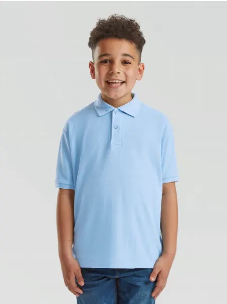 Polo Bambino 65/35 Fruit of the Loom all'ingrosso