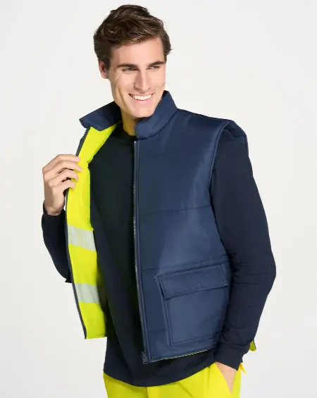 Gilet Imbottito Reversibile JHK all'ingrosso