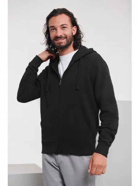 Felpa Authentic Con Zip E Cappuccio Man Russell all'ingrosso
