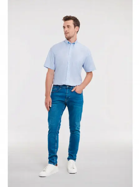 Camicia Man Oxford M/corta Russell all'ingrosso