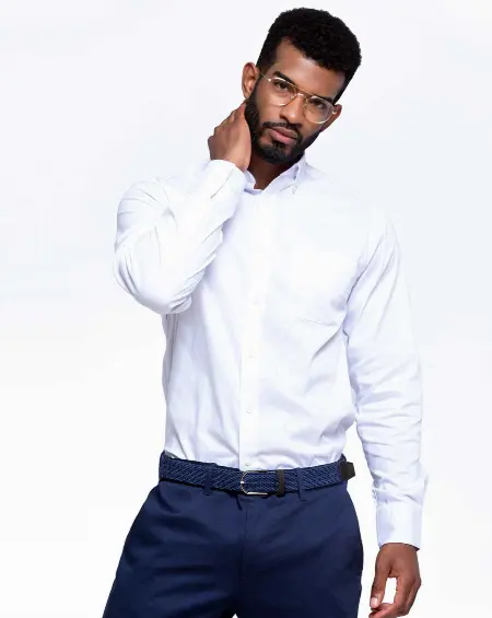 Camicia Oxford M/lunga JHK all'ingrosso