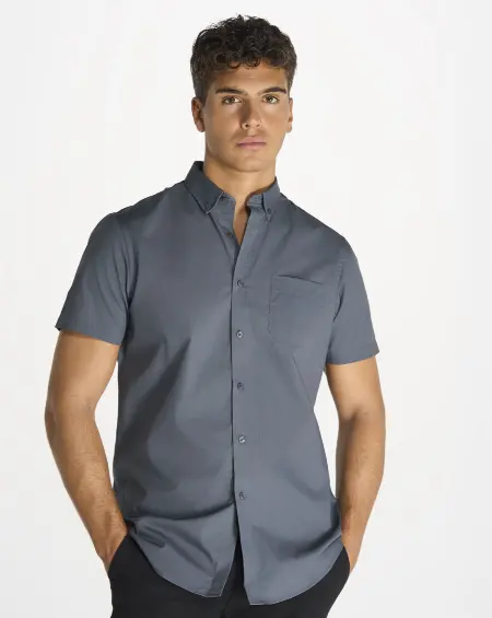 Camicia Popelin M/corta JHK all'ingrosso
