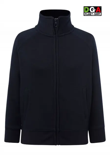 Felpa Leggera Zip Intera Kid all'ingrosso
