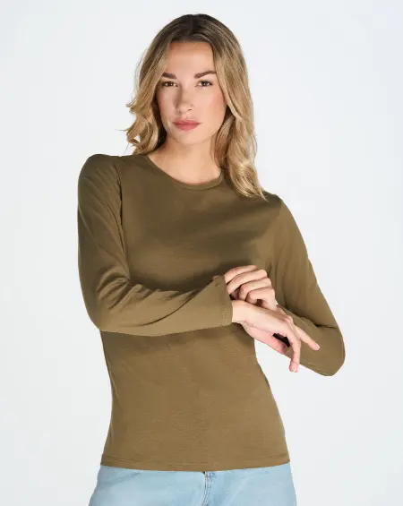 T-shirt 150 Lady Comfort Manica Lunga JHK all'ingrosso