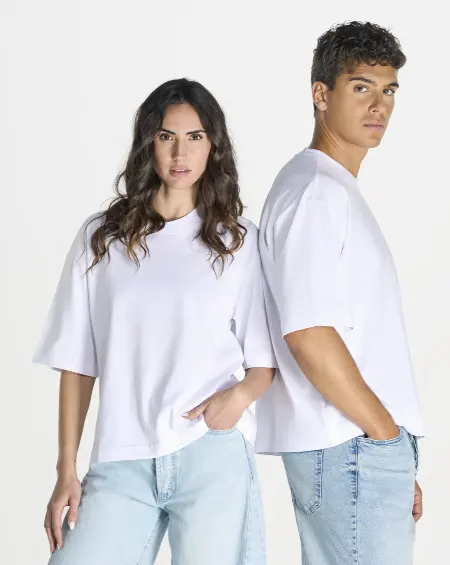 T-shirt Over Boxy JHK all'ingrosso