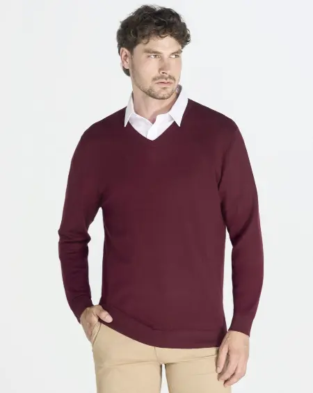 Pullover Man Collo A V JHK all'ingrosso